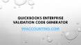 QuickBooks Enterprise Validation Code Generator PowerPoint PPT Presentation
