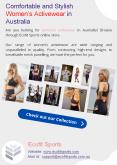 Comfortable and Stylish Women’s Activewear in Australia PowerPoint PPT Presentation