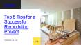Top 5 Tips for a Successful Remodeling Project PowerPoint PPT Presentation