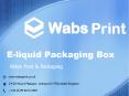 Customized Printed E-Liquid Packaging Boxes in Premium Quality by Wabs Print & Packaging