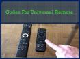 Codes For Universal Remote PowerPoint PPT Presentation