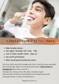 5 Dental Care Tips for Teens PowerPoint PPT Presentation