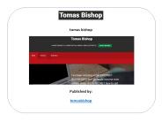 tomas bishop