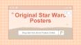 Original Star War Movie Posters For Sale Online