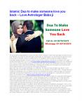 Islamic Dua to make someone love you back - Love Astrologer Baba ji PowerPoint PPT Presentation