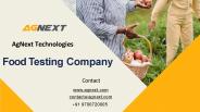 Food Testing Company Driving Food Quality Assessment Scientifically
