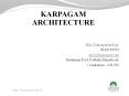 Karpagam architecture PowerPoint PPT Presentation