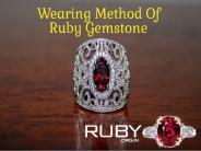 Wearing Method Of Ruby Gemstone