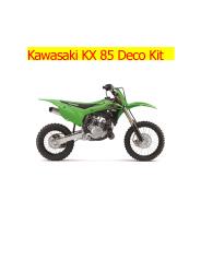 Kawasaki KX 85 Deco Kit