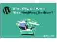 When, Why, and How to Hire a WordPress Developer? PowerPoint PPT Presentation