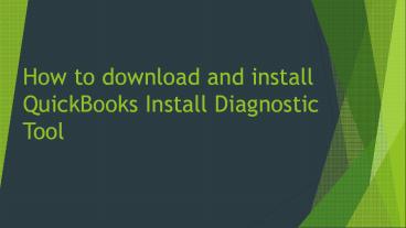 How to download and install QuickBooks Install Diagnostic