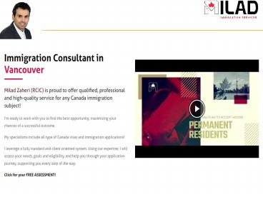 Best Canadian Immigration Consultant in Vancouver BC