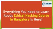 Ethical Hacking Course in Bangalore