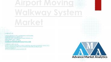 Airport Moving Walkway System Market