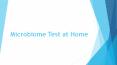 Microbiome Test at Home PowerPoint PPT Presentation