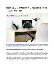 Best SEO Company in Ghaziabad, India