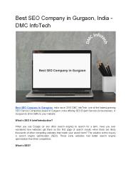 Best SEO Company in Gurgaon, India