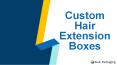 Hair Extension Boxes with embellishing features and designs PowerPoint PPT Presentation