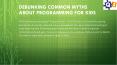 Debunking Common Myths About Programming For Kids - Qin 1 Education PowerPoint PPT Presentation