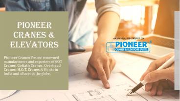 Finest Quality EOT Cranes