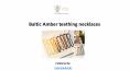 Baltic Amber teething necklaces PowerPoint PPT Presentation