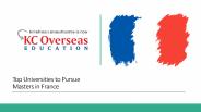 Top Universities in France for Masters