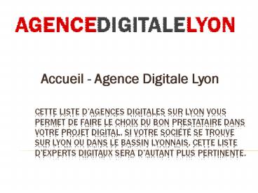création site WordPress Lyon - agence-digitale-lyon.com