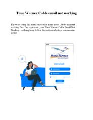 time warner cable email support