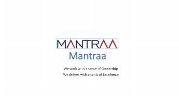 Best Business financial advisors in Mumbai India - MANTRAA