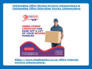 Outstanding Office Moving Services Johannesburg