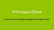 ENI Espace Client