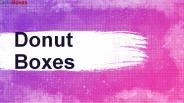Donut Packaging with printing logo at GoToBoxes