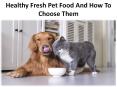 Healthy Fresh Pet Food And How To Choose Them PowerPoint PPT Presentation