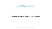 Leading Integration Software and Use Cases