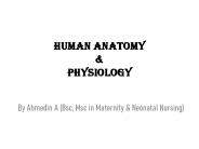 Human anatomy and physiology