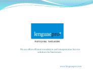 translation and interpretation Service LenguaePro - PPT (1)