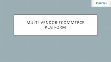Multi-Vendor Ecommerce Platform