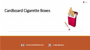 Cigarette box wholesale with Free Shipping in Texas, USA (1)