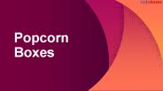 Popcorn Packaging wholesale with printing logo