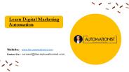 Digital Marketing Automation