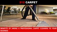 Benefits of Hiring a Professional Carpet Cleaners to Your Business