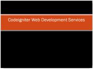 codeigniter web development services