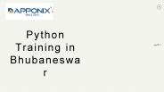 Python Training in Bhubaneswar