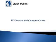 FE Electrical And Computer Course