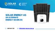 Solar Energy As An Alternate Energy Sources