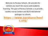 Preparing for Academic Speaking & Writing