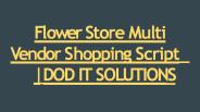 Flower Store Multi Vendor Shopping Script
