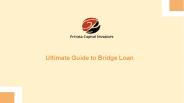Ultimate Guide to Bridge Loan