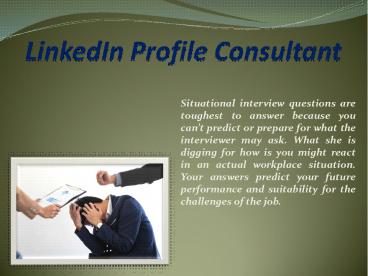 LinkedIn Profile Consultant