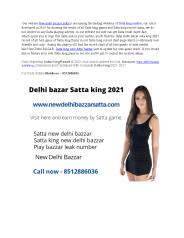 New delhi bazzar sattaking, Delhi bazar sata king 2021